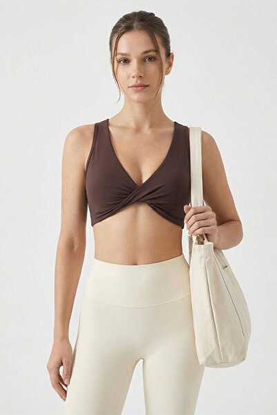 Rays 9047 Knotted Bustier Brown