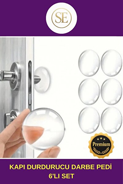 SERCAN ONLİNE #PREMİUM Kapı Durdurucu Darbe Pedi 6'lı Set Mobilya Kapı Yüzey ...