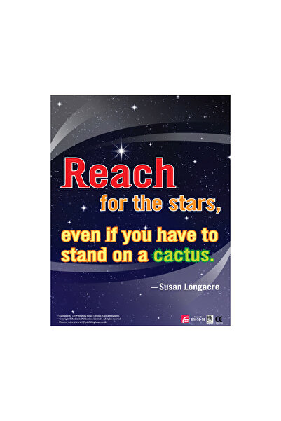 123Publishing House Reach For the Stars - Wall Chart in English