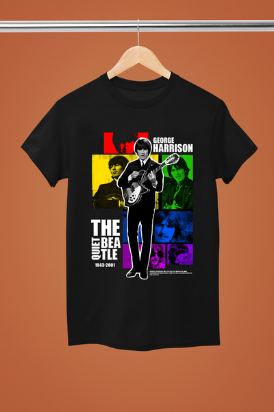 MAGORS تيشيرت روك من القطن بأكمام قصيرة وطبعة بيتس