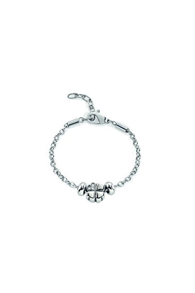 MORELLATO Drops bracelet, silver stainless steel, crystals, length 17+3 cm, S...