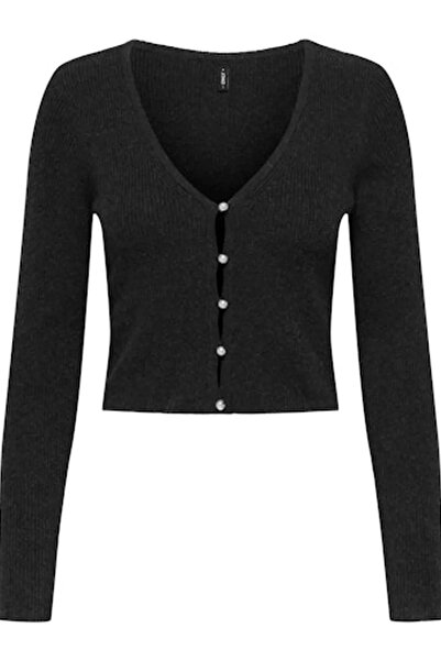 ONLY Women's Dark Gray Melange Sweater 15349137