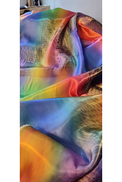 River Fabrics Janjanlı Printed Satin