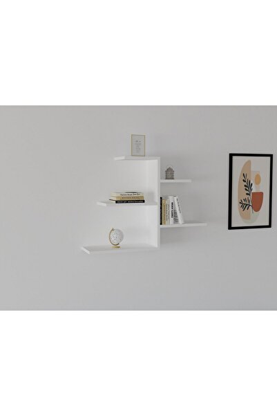 UnicUtil Rafturi perete, Timeless Wood, UnicUtil, 82 x 48 x 19 cm, Alb
