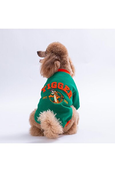 Pawstar Yeşil Tigger Grove Köpek Sweatshirt Köpek Sweat Köpek Kıyafeti Kedi K...