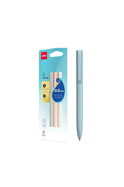 Deli Gel Pen Kalem Seti 0,5mm Mavi