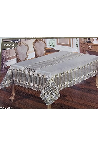 KÜBRAHOME'S Velvet 160X220 cm D Lace İ Table Cover