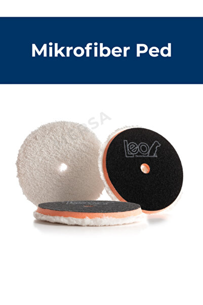 BEFAR LEO Mikrofiber Ped Soft 160 mm (Cırtlı Taban) – Güçlü Çizik Giderici Pr...