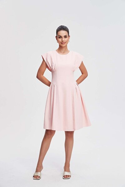 Nichii Plain sleeveless short dress