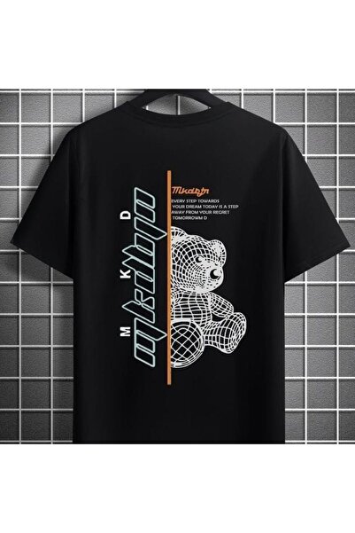 LELVANİ Tricou bărbătesc cu imprimeu urs MKD