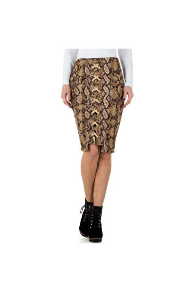 Noemi Kent R017 skirt, brown color,