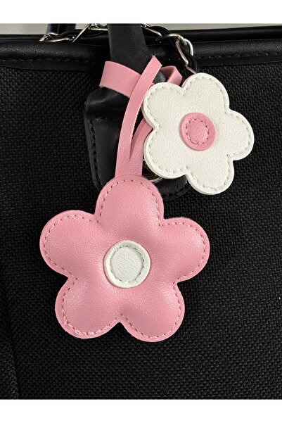 bijoux uniques Torba šarm sa ružičastim i belim cvećem