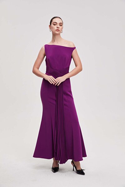 Nichii Sleeveless formal maxi dress
