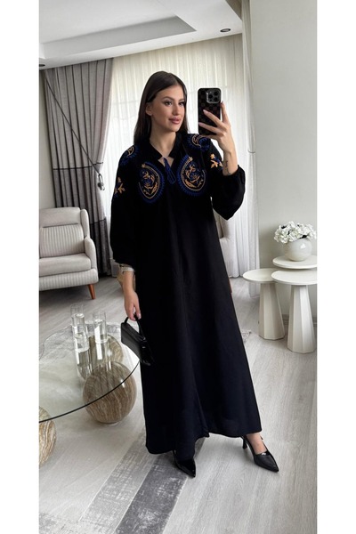 Miasista Otantik Nakışlı Elbise