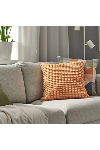 IKEA Κάλυμμα μαξιλαριού πουά 50x50 εκ. με φερμουάρ για μαξιλάρι ποπ κορν, δεν...