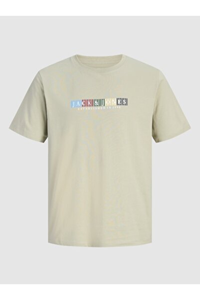 Jack & Jones JACK JONES Ανδρικό T-Shirt με λαιμόκοψη Crew και στάμπα με τύπωμ...