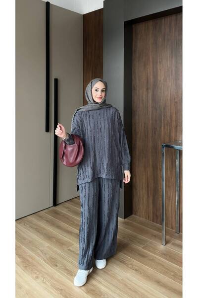 vikitekno Women's Premium Quality Fır Fırlı Set