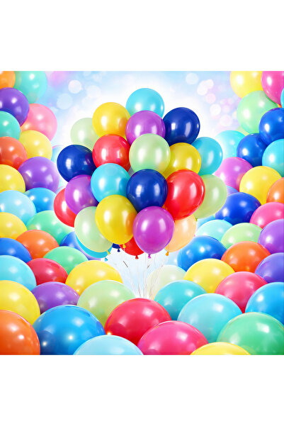 JML Baloane din latex 100/set pentru petreceri și evenimente, diferite culori