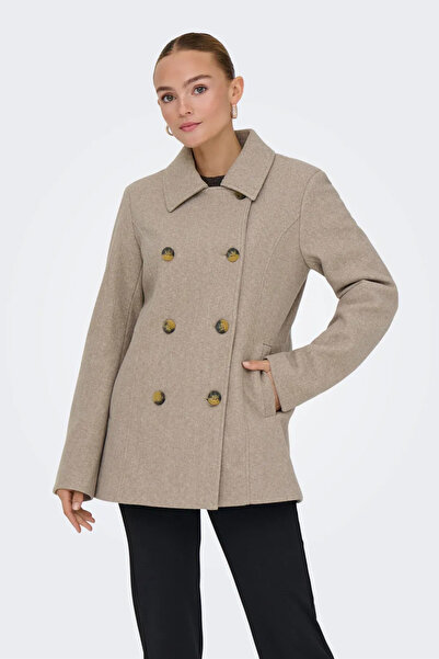 ONLY Women's Beige Coat 15349215