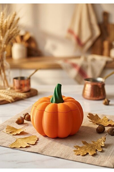 3D King Balkabağı Kahve yanı sunumluk 6 ADET (boyut 6cm)