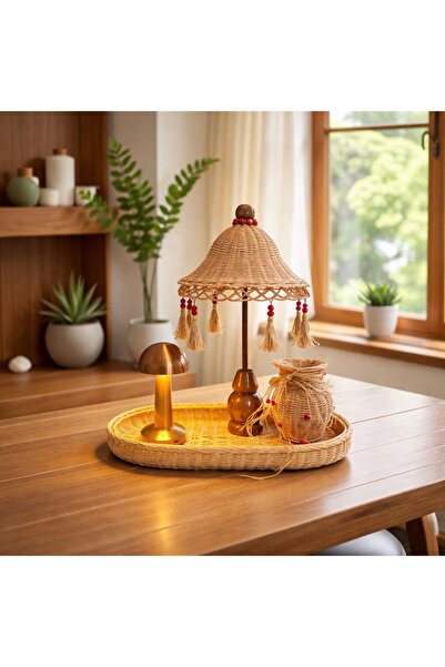 SEÇİL Püskül Detay Bali Şemsiyesi