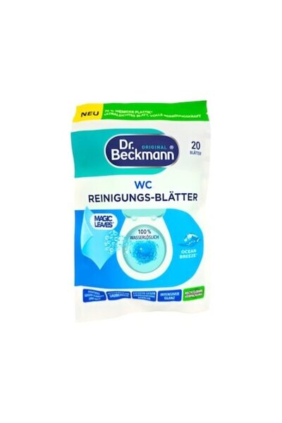Dr.Beckmann Toilet Cleaning Strips, Dr.Beckmann, Ocean Breeze, 20 pcs