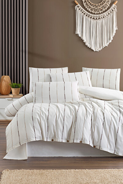 XVA Bohemian Double Duvet Cover Set Dobby Woven Cotton Luxury Fabric