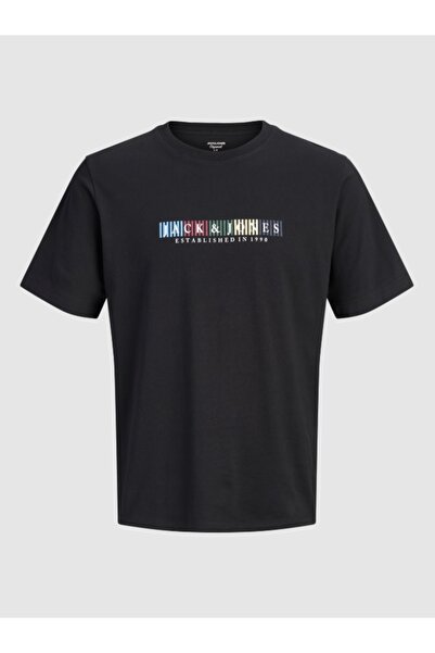 Jack & Jones JACK JONES Ανδρικό T-Shirt με λαιμόκοψη Crew και στάμπα με τύπωμ...