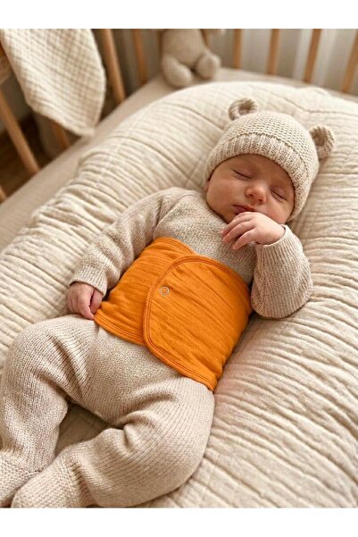 Lumos Trade Newborn Baby Organic Oeko-Tex Certified 4-Layer Muslin Belly Prot...