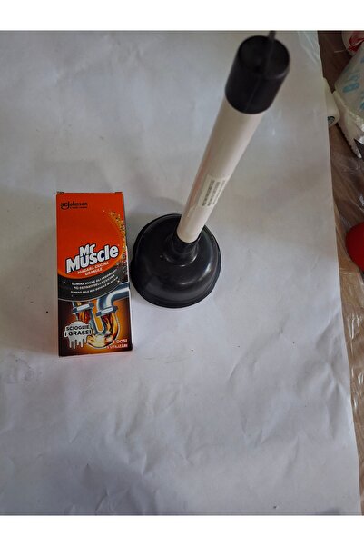 Muscle Pipe Unblocking Package-1 Mr. Drain Granule 250G+ 1 Rubber Unblocking ...