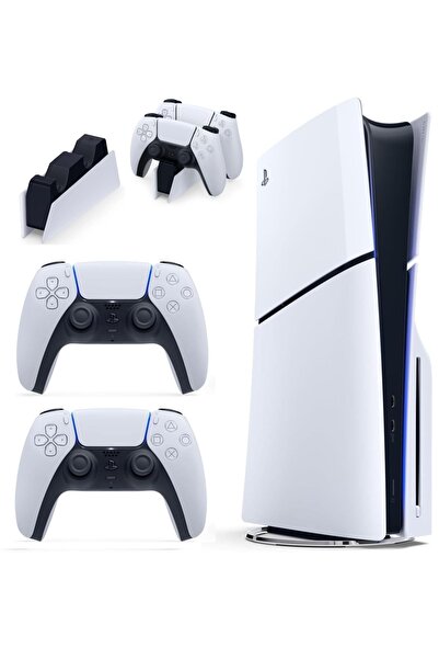 Sony Playstation 5 (TR Bilkom Garantili) Slim CD Edition 1TB + 2 DualSense Ko...