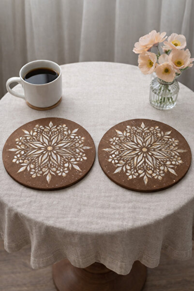 Lucia Cappadocia AHŞAP SUPLA RÖLYEF VE ALTIN VARAK DOKULU