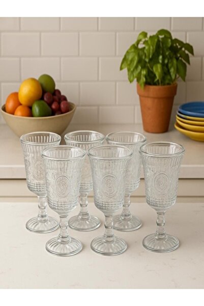 Home 6’lı Kahve Yanı Cam Bardak Seti – Şık Tasarım, Dayanıklı, Türk Kahvesi İ...