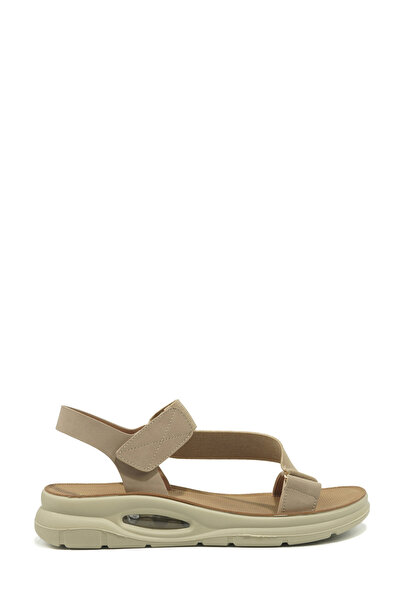 Polaris 409044.Z6FX Μπεζ γυναικεία άνετα σανδάλια