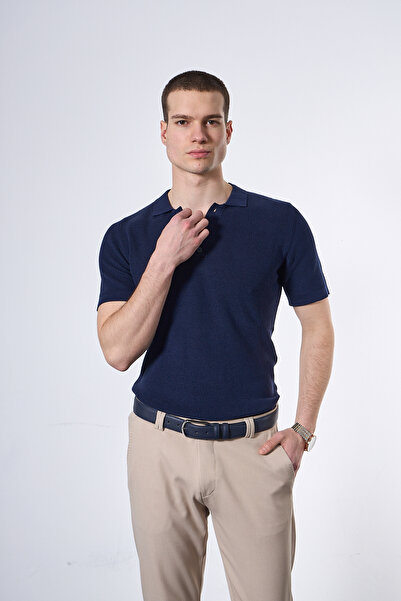 Mesfeno Relaxed Fit Knitwear Polo T-Shirt