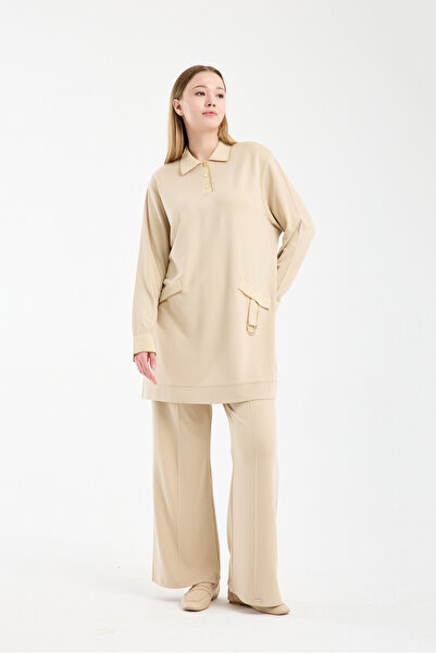 Invee Cotton Tunic Bej