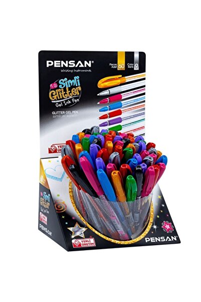 Pensan GLİTTER GEL SİMLİ KALEM 3 ADET
