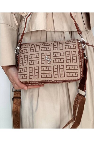 Çanta Trend Miami Polo Clup Γυναικεία τσάντα 4 θέσεων με 2 λουράκια και Με χι...