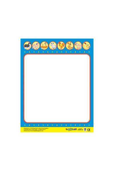 123Publishing House Farm Animals – Write-on Chart