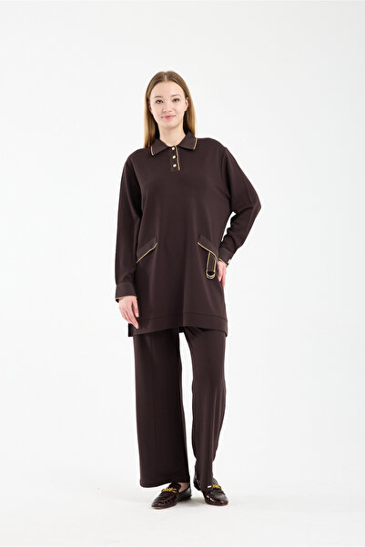 Invee Cotton Tunic Brown