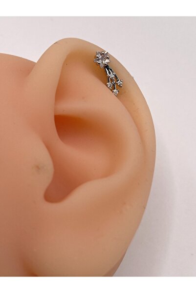 kurukafagift Piercing Çelik Yıldız Figürlü 8 mm