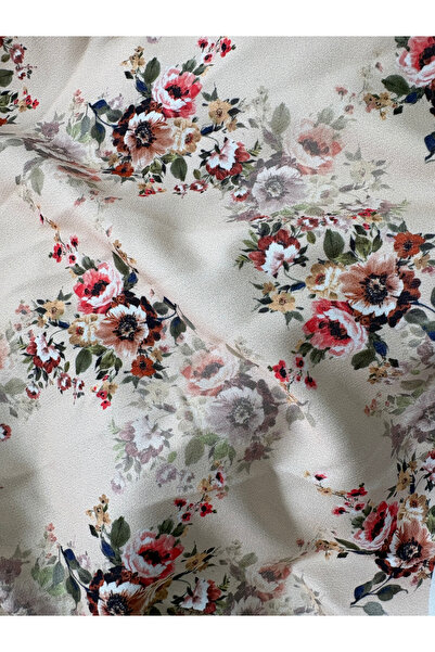 podyum baskı Floral Dabil Fabric for Dress, Shalwar, Skirt, Blouse and Shirt ...