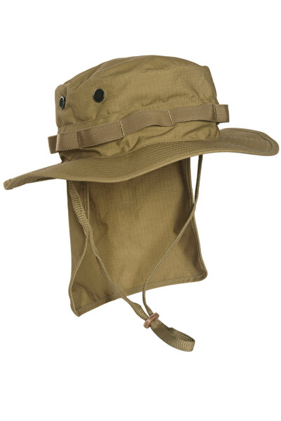Mil-Tec Boonie Hat with Neck Protection - Coyote