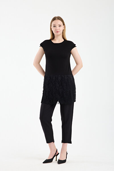 Invee Čipka paketa donjeg veša CRNI