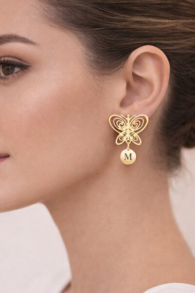 Ricco Jewellery 14 K Gold Kaplama 925 Ayar Gümüş Füsun Masumiyet Müzesi Harf ...