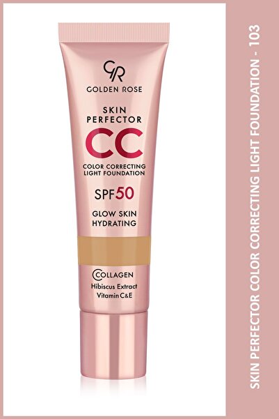 Golden Rose Skin Perfector Color Correcting Light Foundation - 103