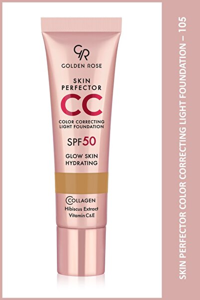 Golden Rose Skin Perfector Color Correcting Light Foundation - 105