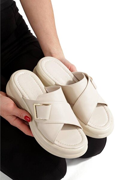 SH SİLVER MODA Nova sezona PU đon moderno sa ortopedskim ulošcima Papuče