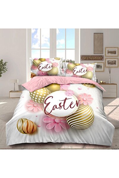 CHIRASO Easter Bedding Set, Finet, 6 Pieces, Double Bed, Classic Sheet 230x25...