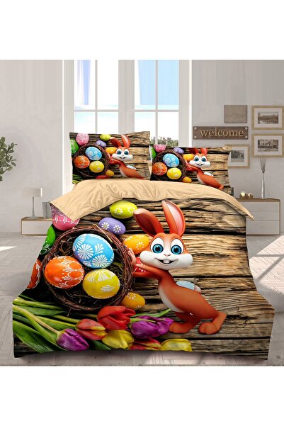 CHIRASO Easter Bedding Set, Finet, 6 Pieces, Double Bed, Classic Sheet 230x25...